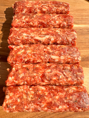 Mici din carne de vita maturata si porc mangalita